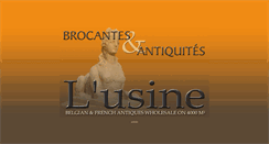 Desktop Screenshot of lusine.be